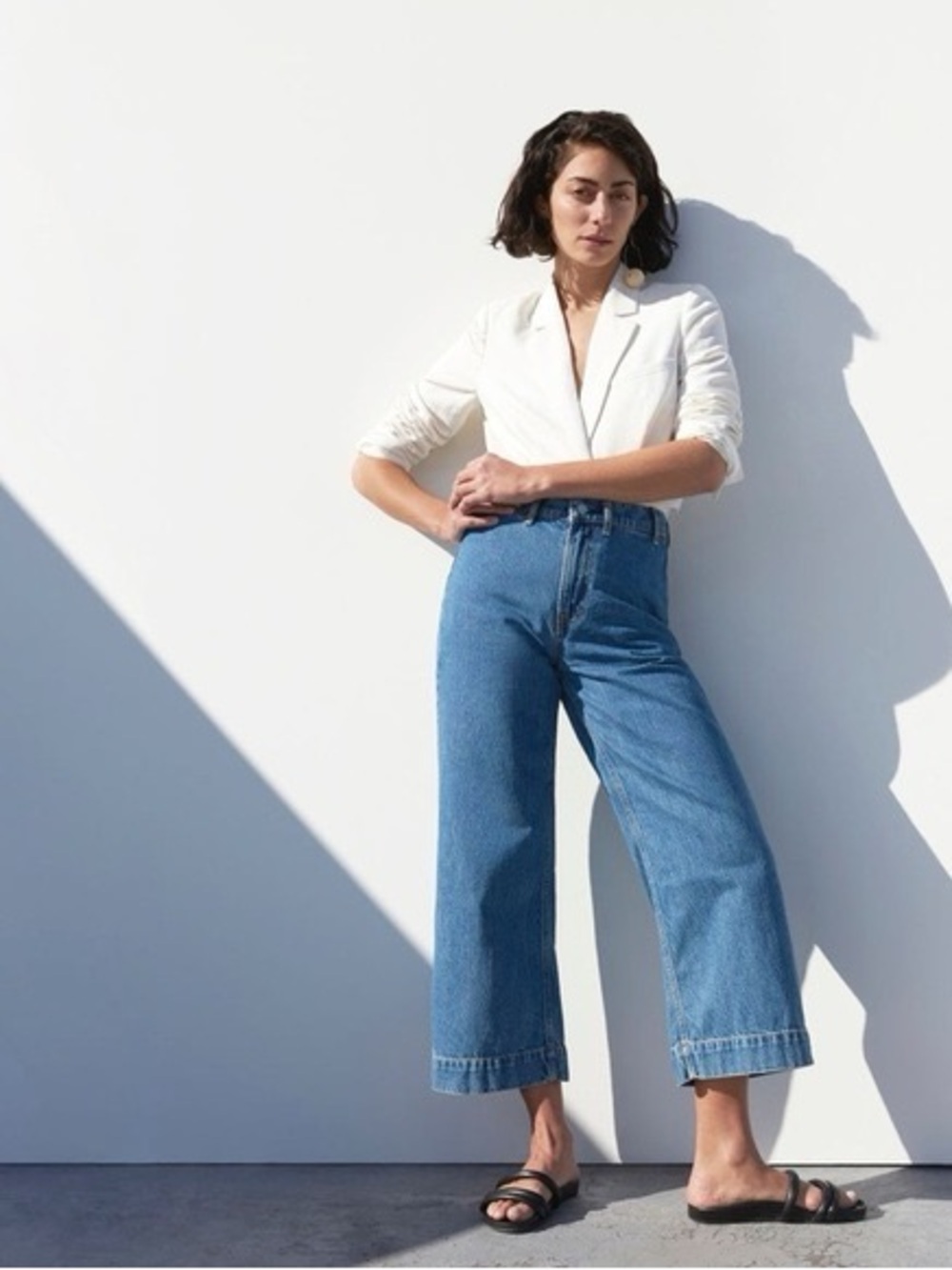 Everlane The Wide Leg Jean Cropped